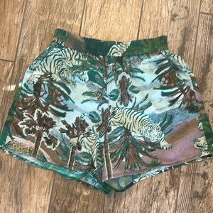 Las Surenas paradise Tiger Shorts Women's Size XS